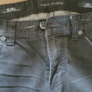 Affliction Men Black Jeans